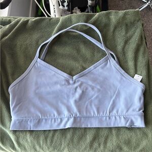 Amazon Light Purple Double-Strap Sports Bra